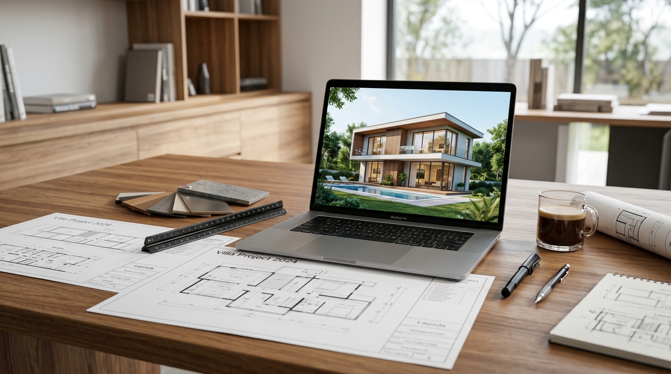 Villa Mimari Proje Çizimi Aşamaları: Tasarımdan Anahtar Teslime Süreç Rehberi